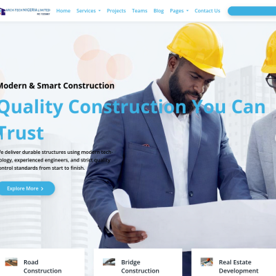 I Developed the Website for Arch-Tech Nigeria Limited – Full Digital Transformation